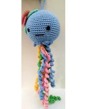  Amigurumi Soft Toy- Handmade Crochet- Octopus (Blue)